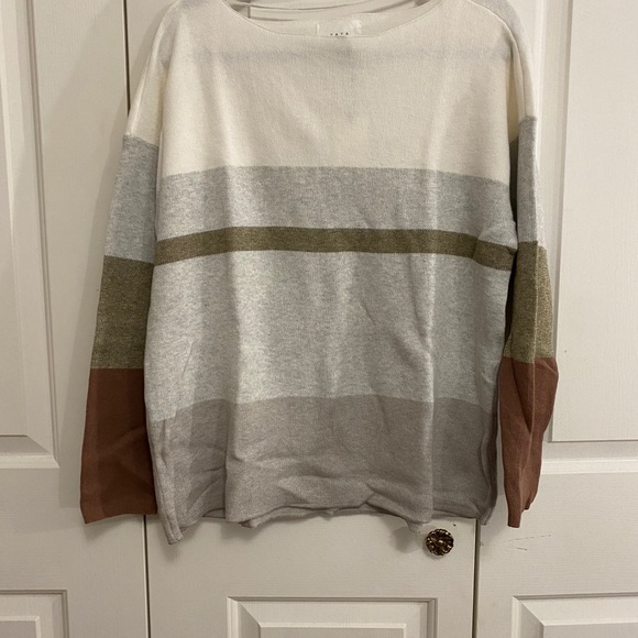 YAYA Boatneck Wool Blended Sweater - Picture 2 of 4